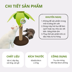 Trụ cào móng hình cây dừa FOFOS