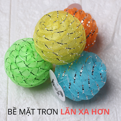 Đồ chơi banh lưới lấp lánh đàn hồi chứa chuông FOFOS