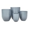  Corda Polycement Plant Pot - Grey 