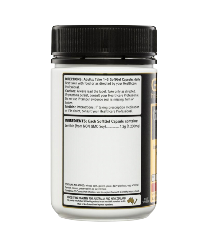 Viên Uống Giảm Mỡ Trong Máu Lecithin Go Healthy 1500mg 120v Siêu thị