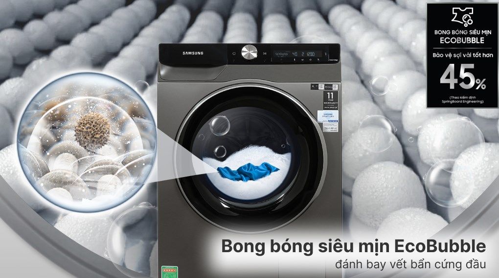 Máy giặt Samsung AI Inverter 10kg WW10T634DLX/SV