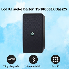 Loa kéo Dalton TS-10G300X (kèm 2 mic) 400W Bass 25cm