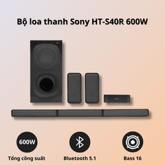 Bộ loa thanh Sony HT-S40R 600W