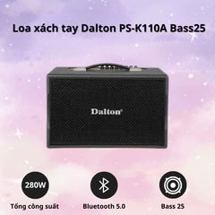 Loa kéo xách tay Dalton PS-K110A 280W