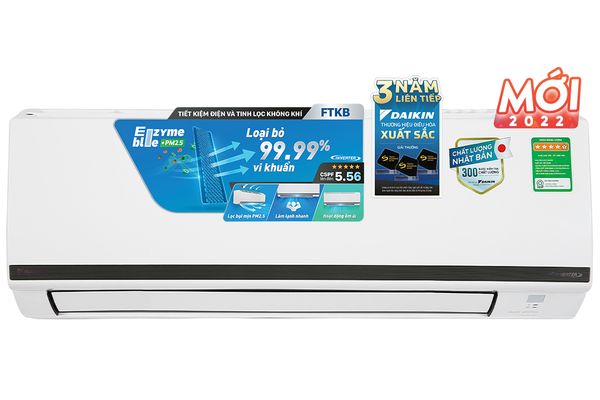 Điều hòa Daikin 1 chiều Inverter 1 HP 12.000BTU FTKB35WMVMV
