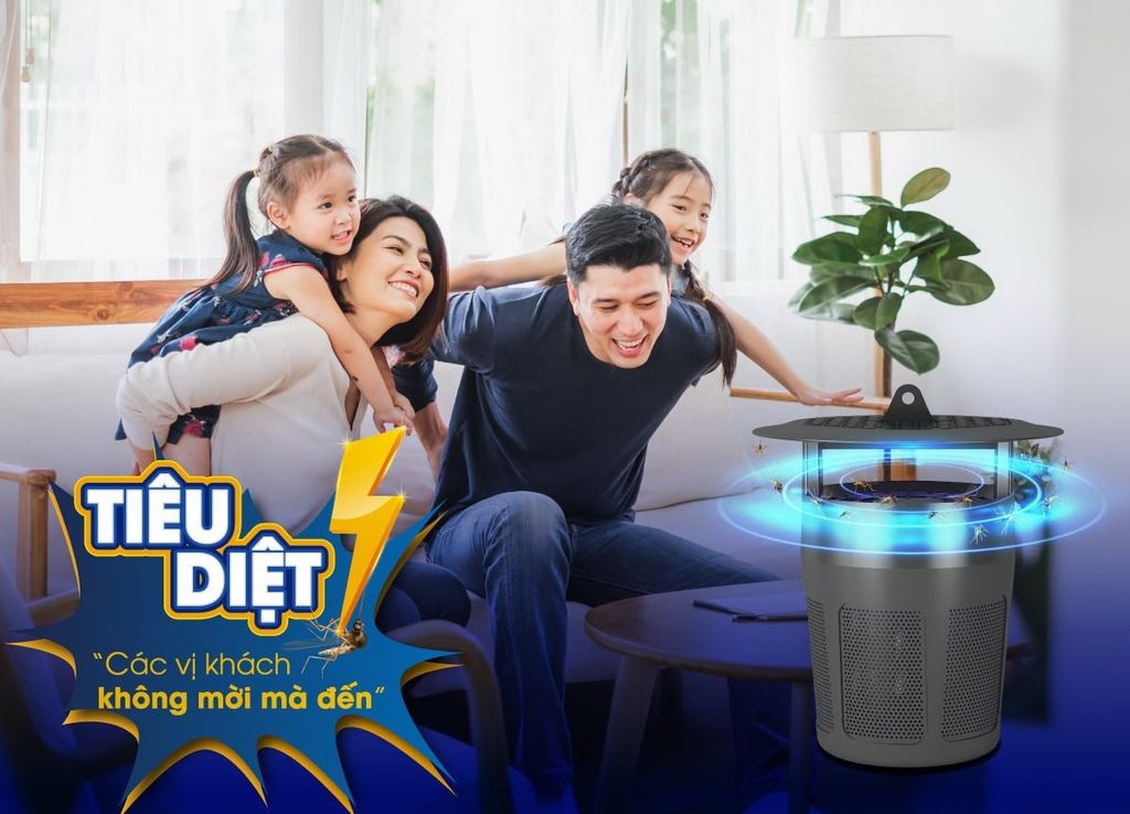 Đèn bắt muỗi Rạng Đông