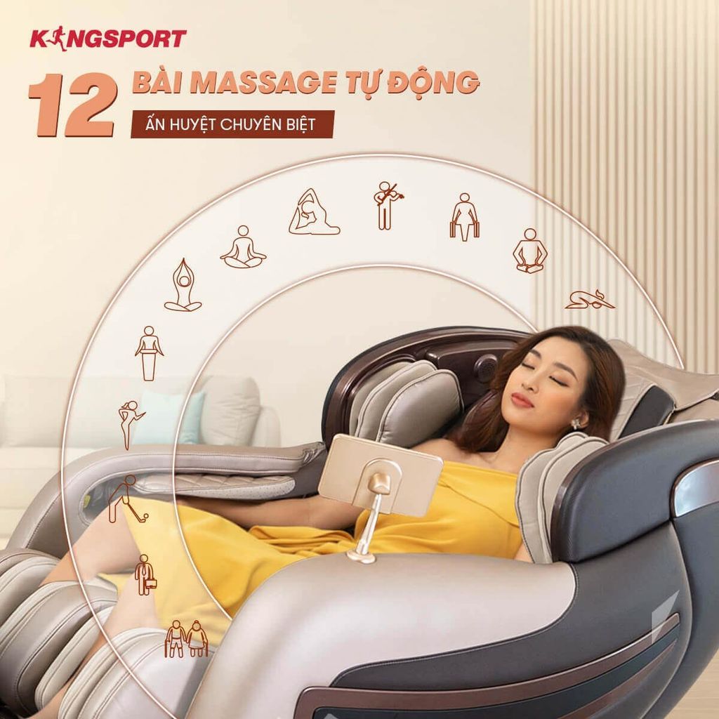 Ghế Massage cao cấp Kingsport G4 New