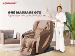 Ghế Massage Kingsport G72 - Brown Soil
