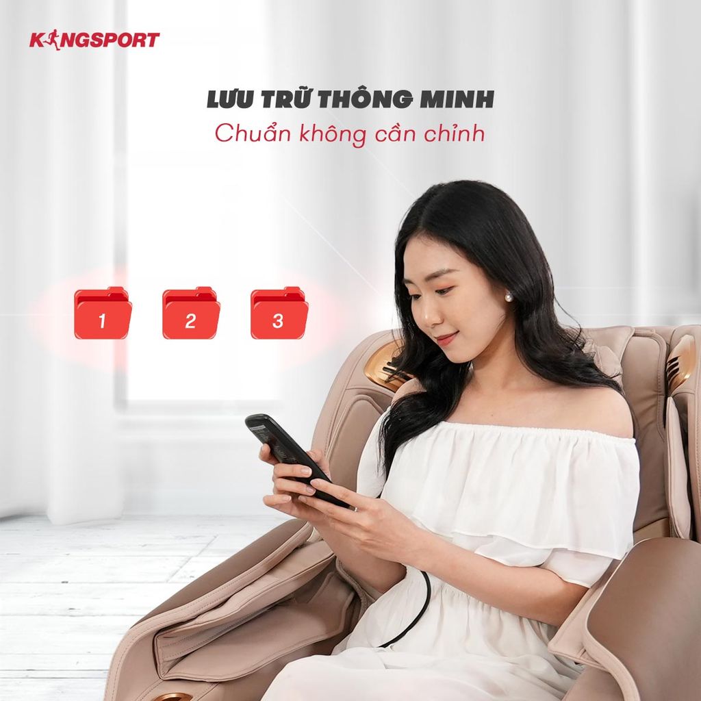 Ghế Massage Kingsport G72 - Brown Soil
