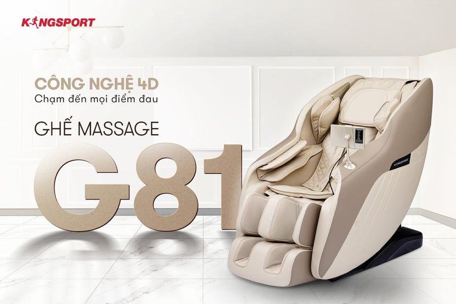 Ghế Massage Kingsport G81 - Beige