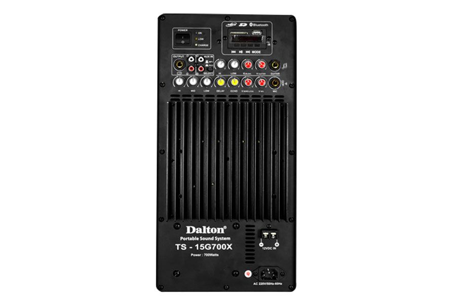 Loa kéo Dalton TS-15G700X (kèm 2 mic) 700W Bass 40cm