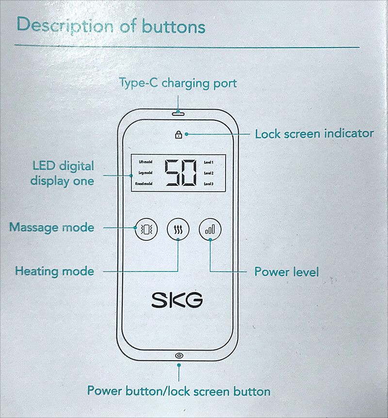 Máy massage chân SKG BM3-E