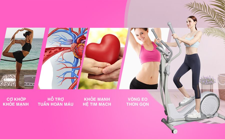 Xe Đạp Tập Elliptical Bike KS-8902