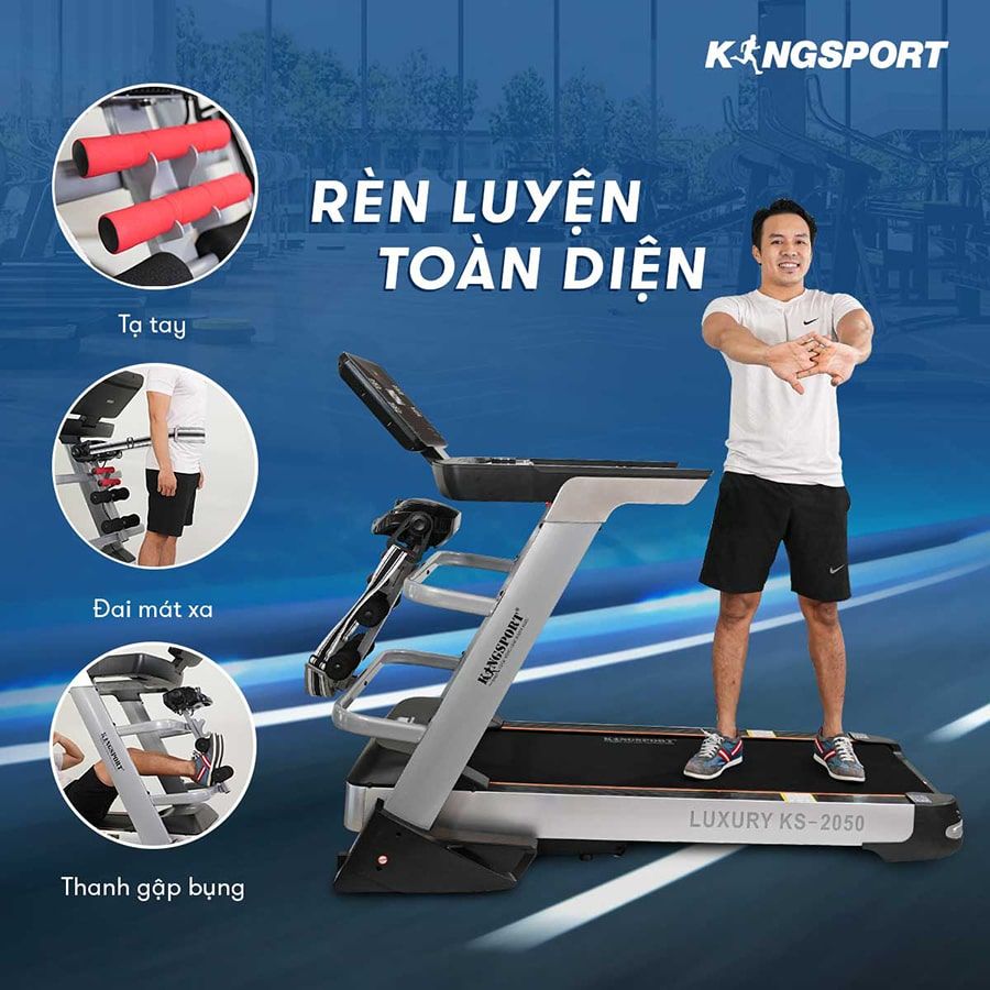 Máy Chạy Bộ KingSport Luxury KS-2050 Đa Năng