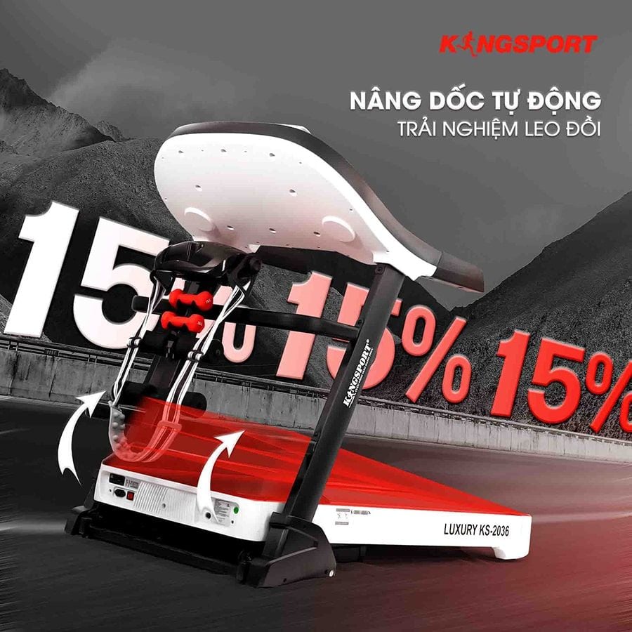 Máy chạy bộ Kingsport Luxury KS-2036