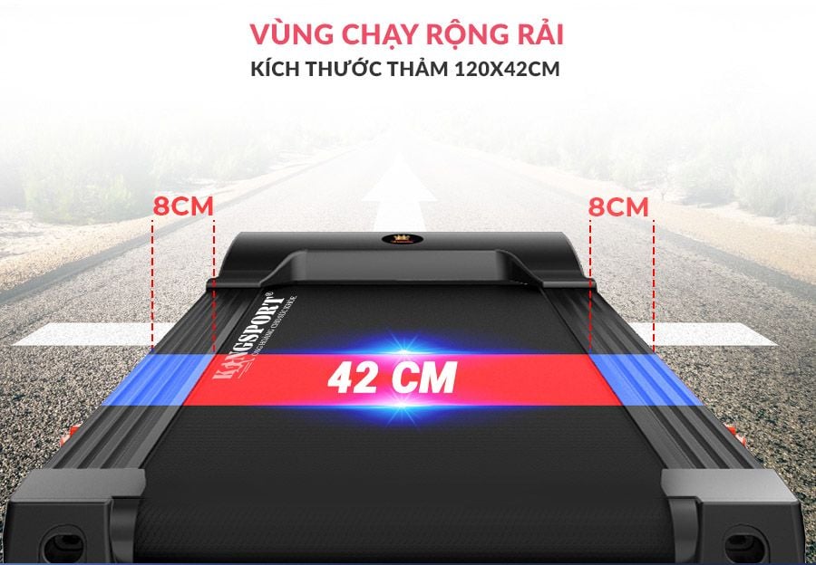 Máy chạy bộ Kingsport Kungfu đa năng