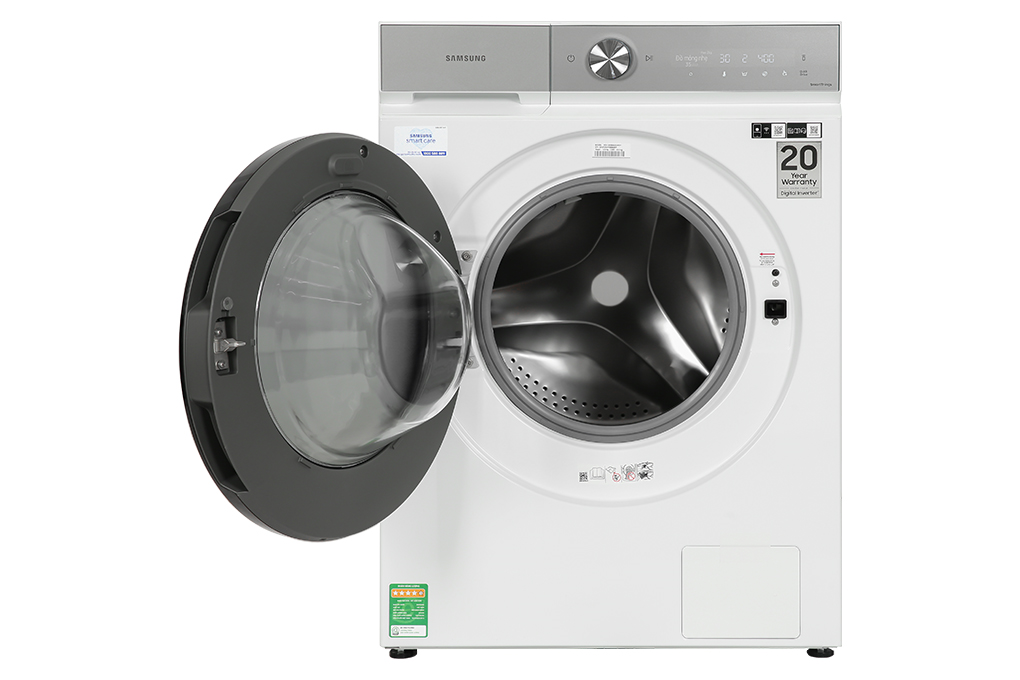 Máy giặt sấy Samsung Bespoke AI Inverter giặt 12 kg/sấy 8 kg WD12BB944DGHSV