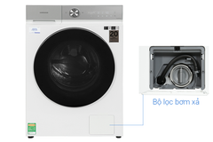 Máy giặt sấy Samsung Bespoke AI Inverter giặt 12 kg/sấy 8 kg WD12BB944DGHSV