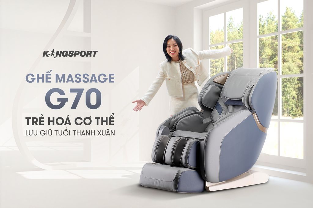 Ghế Massage Kingsport G80-Graphit