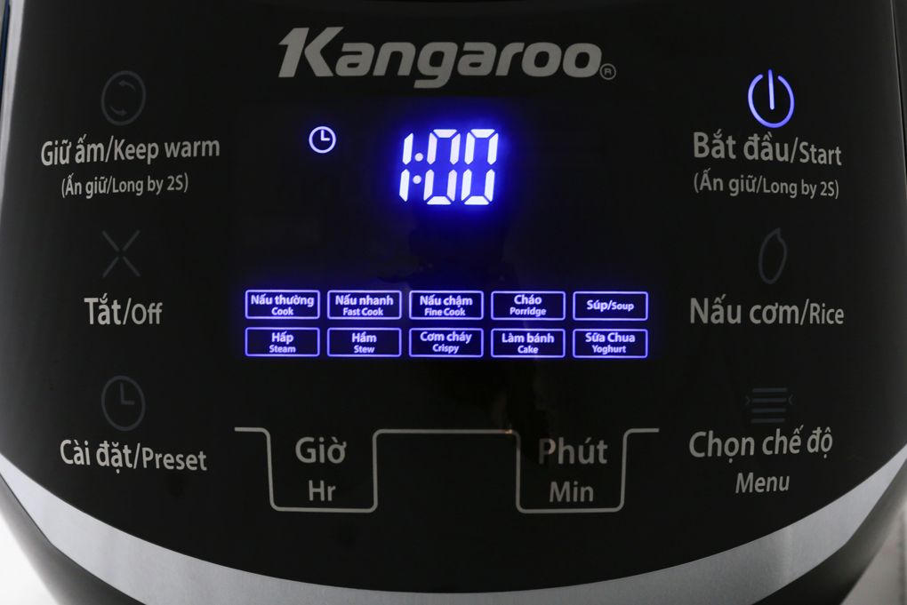 Nồi cơm điện tử Kangaroo 1.8 lít KG595