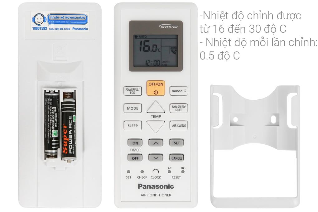 Điều hòa Panasonic 1 chiều Inverter 2 HP 18.000BTU XPU18XKH-8