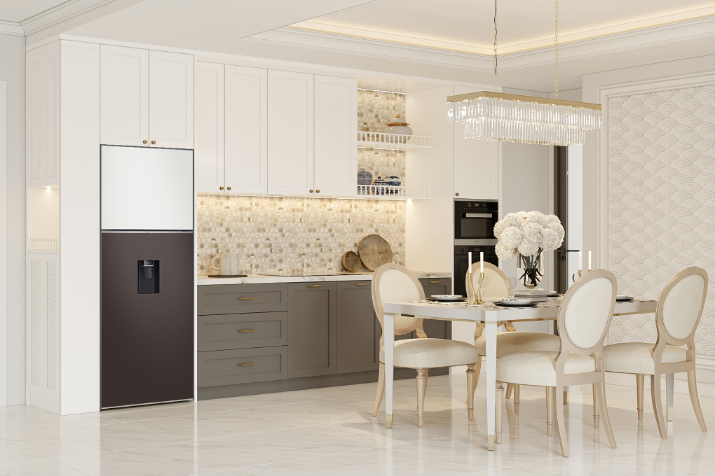 Tủ lạnh Samsung Inverter 406 lít Bespoke RT42CB6784C3SV