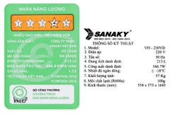 Tủ đông Sanaky 213 lít TD.VH230VD