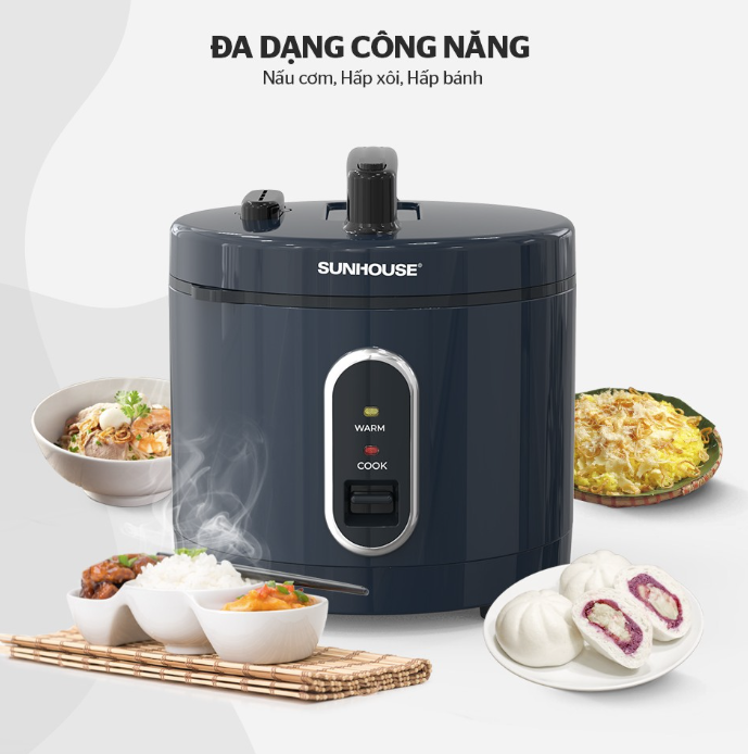 NỒI CƠM ĐIỆN SUNHOUSE 3L SHD8309