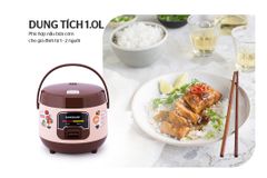 NỒI CƠM ĐIỆN 1L SUNHOUSE SHD8208C