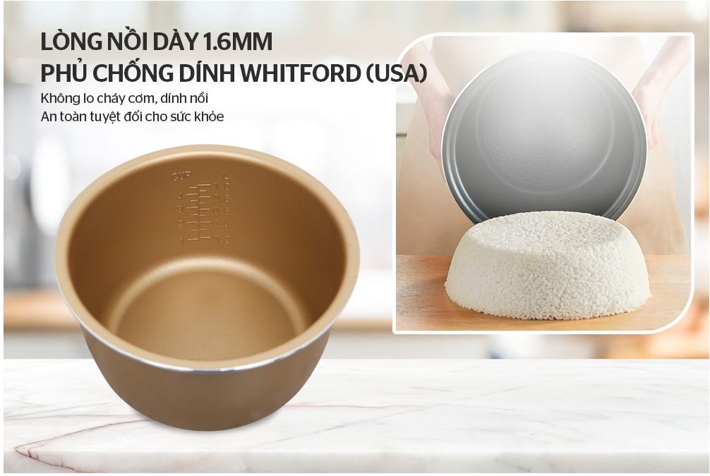 NỒI CƠM ĐIỆN 1L SUNHOUSE SHD8208C