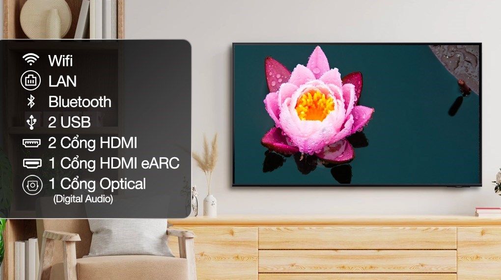 Smart Tivi QLED 4K 55 inch Samsung QA55Q60B