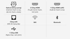 Smart Tivi Samsung 4K 65 inch UA65AU7700