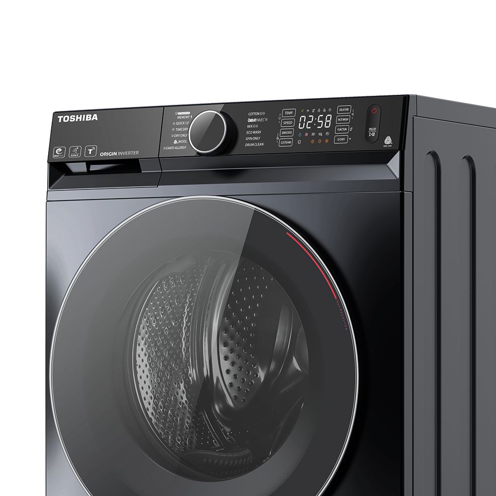 Máy Giặt Sấy Toshiba Inverter Giặt 12.5kg/Sấy 8Kg TWD-BM135GF4V(MG)