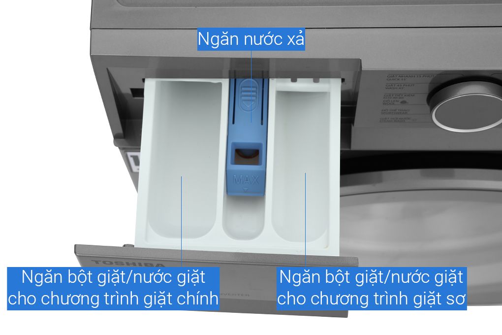 Máy giặt Toshiba inverter 10.5 kg TW-BL115A2V(SS)