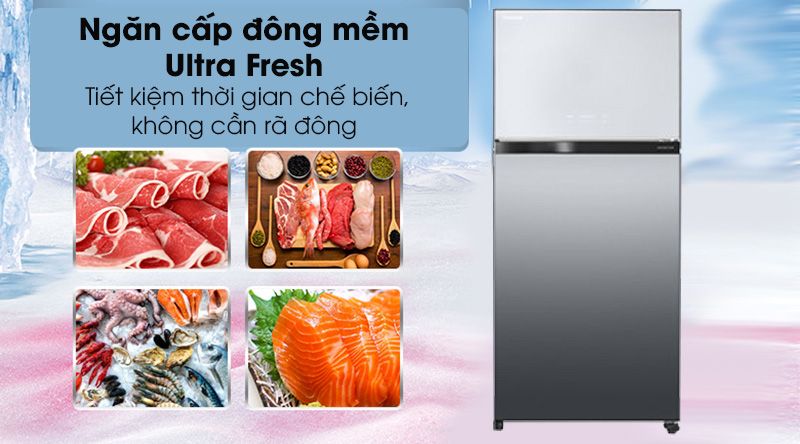 Tủ lạnh Toshiba Inverter 608 lít GR-AG66VA (X)