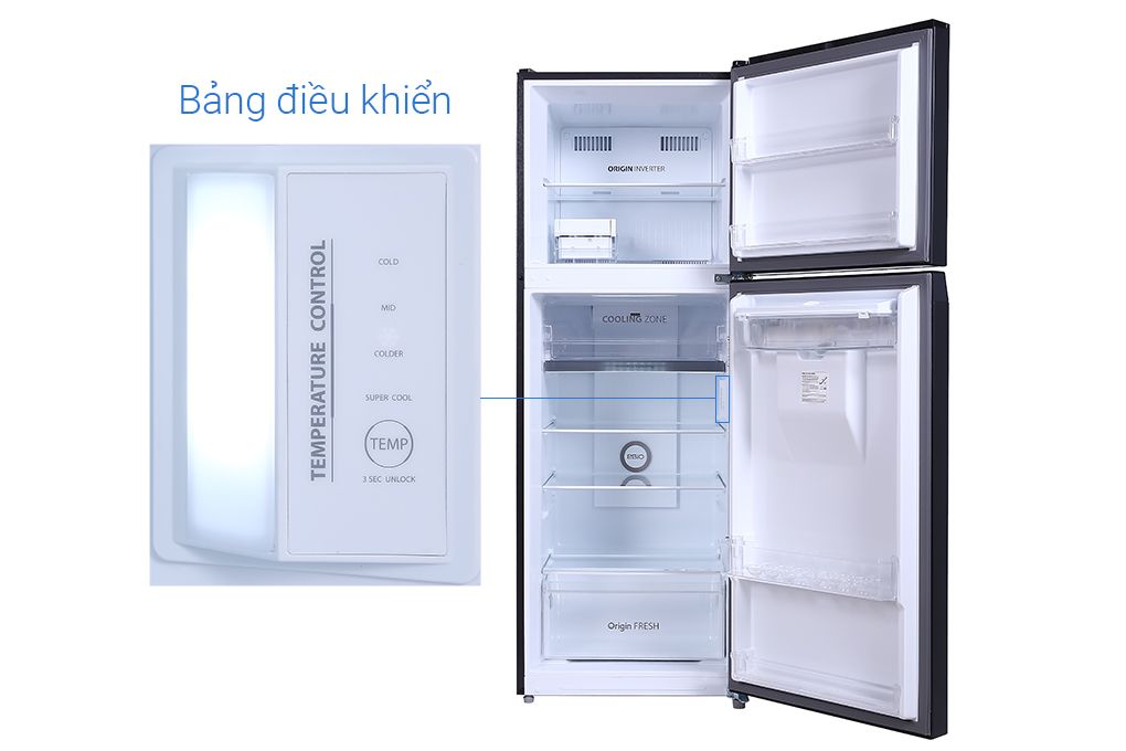 Tủ lạnh Toshiba Inverter 337 lít GR-RT435WE-PMV(06)-MG