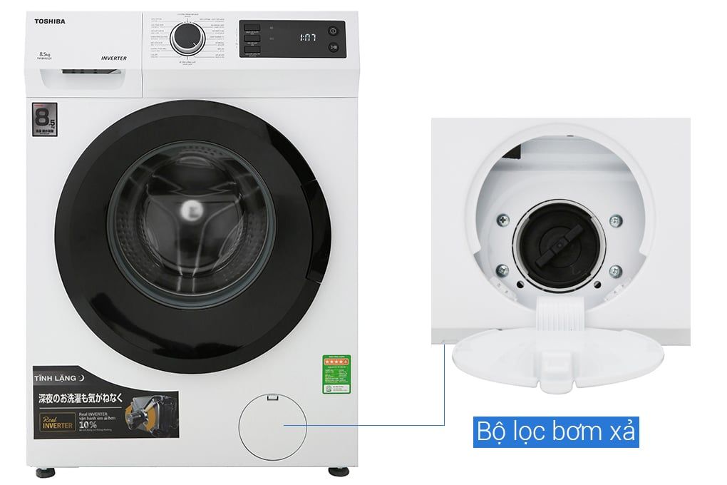 Máy giặt Toshiba Inverter 8.5 Kg TW-BK95S2V WK