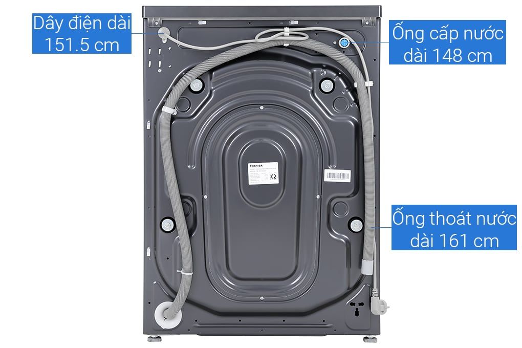 Máy giặt Toshiba Inverter 10.5 Kg TW-BK115G4V (SS)