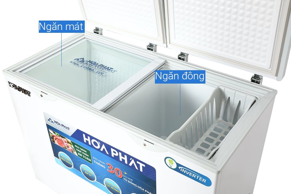 Tủ đông Hòa Phát Inverter 271 lít HCFI 656S2Đ2