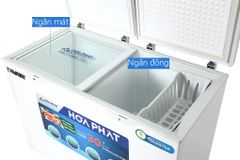 Tủ đông Hòa Phát Inverter 271 lít HCFI 656S2Đ2