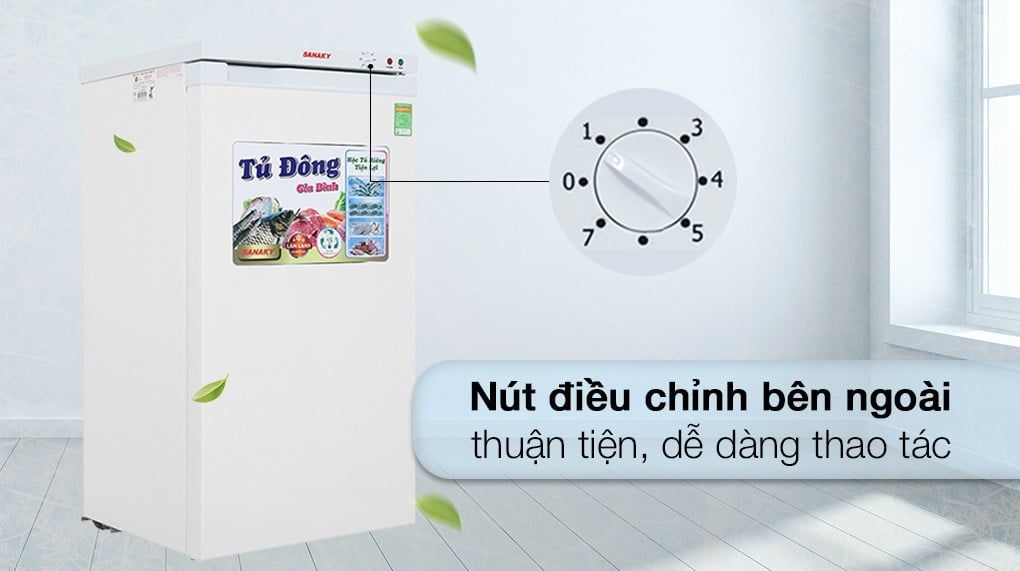 Tủ đông Sanaky 118 lít TD.VH160VD