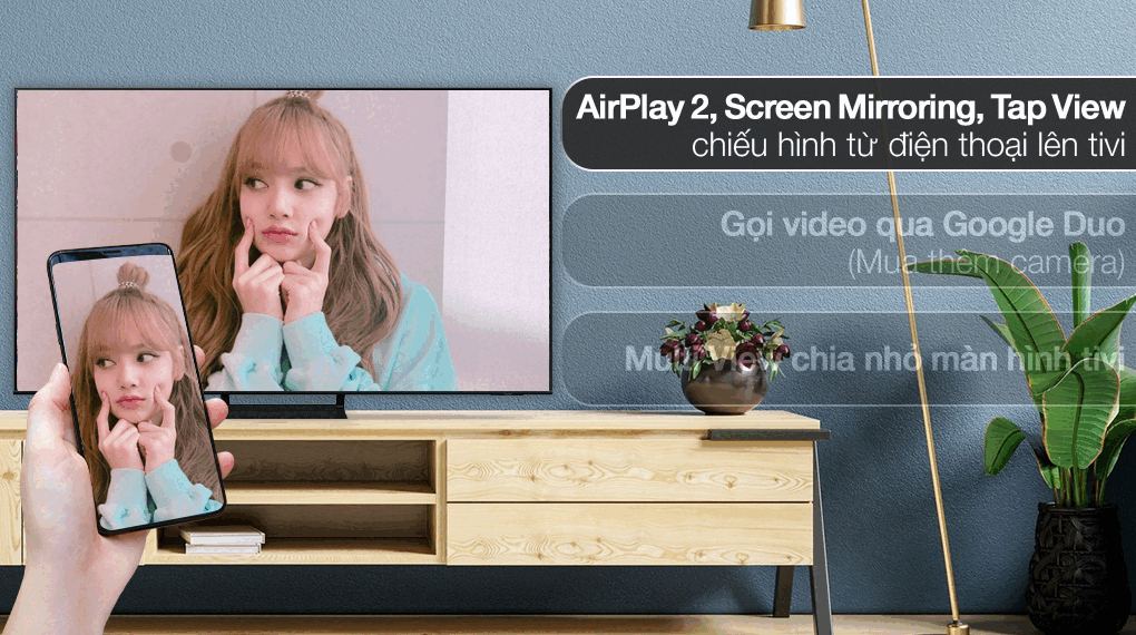 Smart Tivi QLED 4K 55 inch Samsung QA55Q60B
