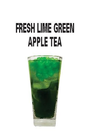  Fresh lime green apple tea 