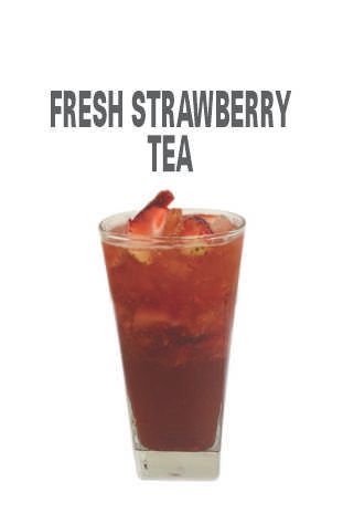  Fresh strawberry tea 
