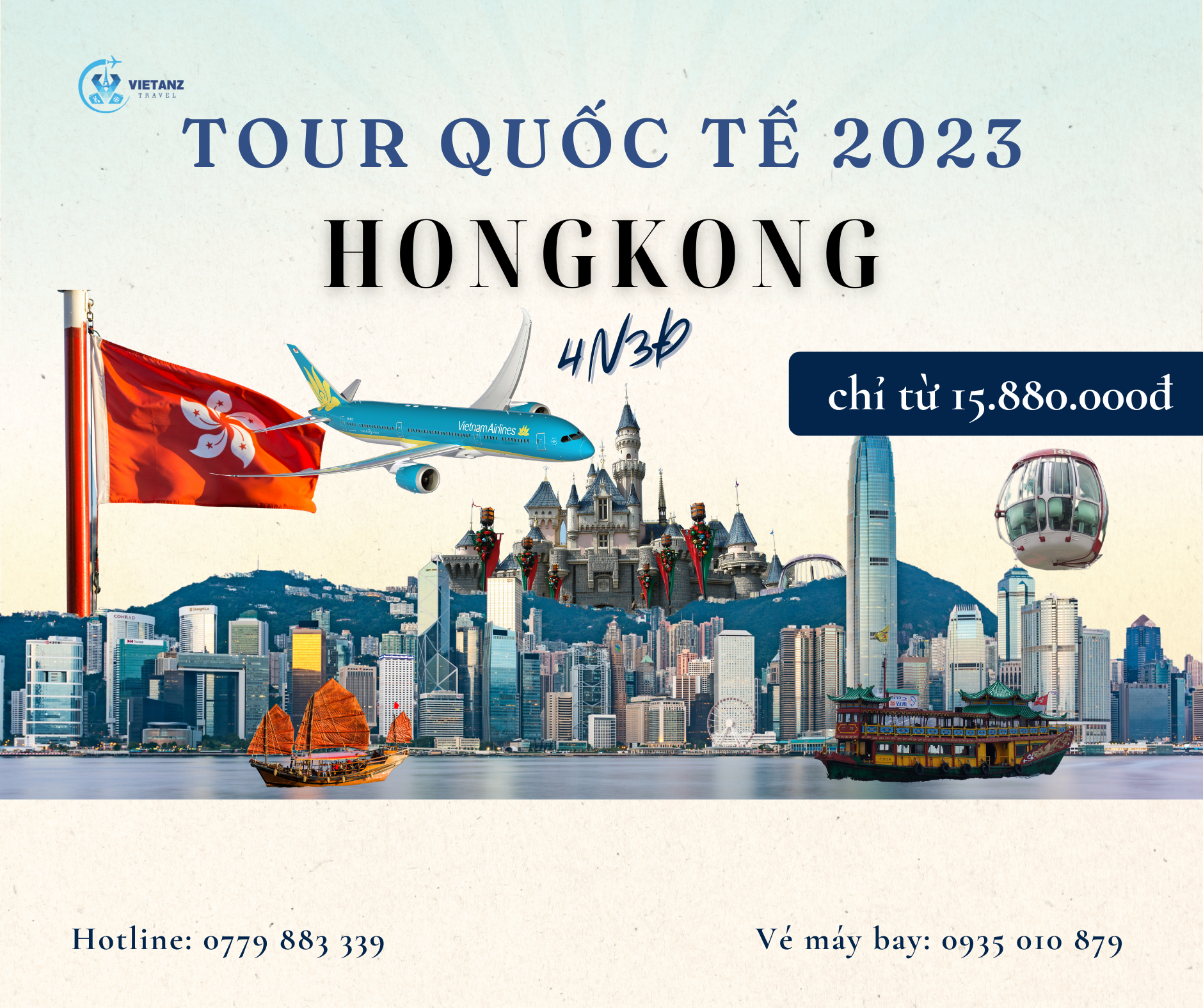 Tour Hongkong - Thâm Quyến – Quảng Châu / 5 ngày 4 đêm