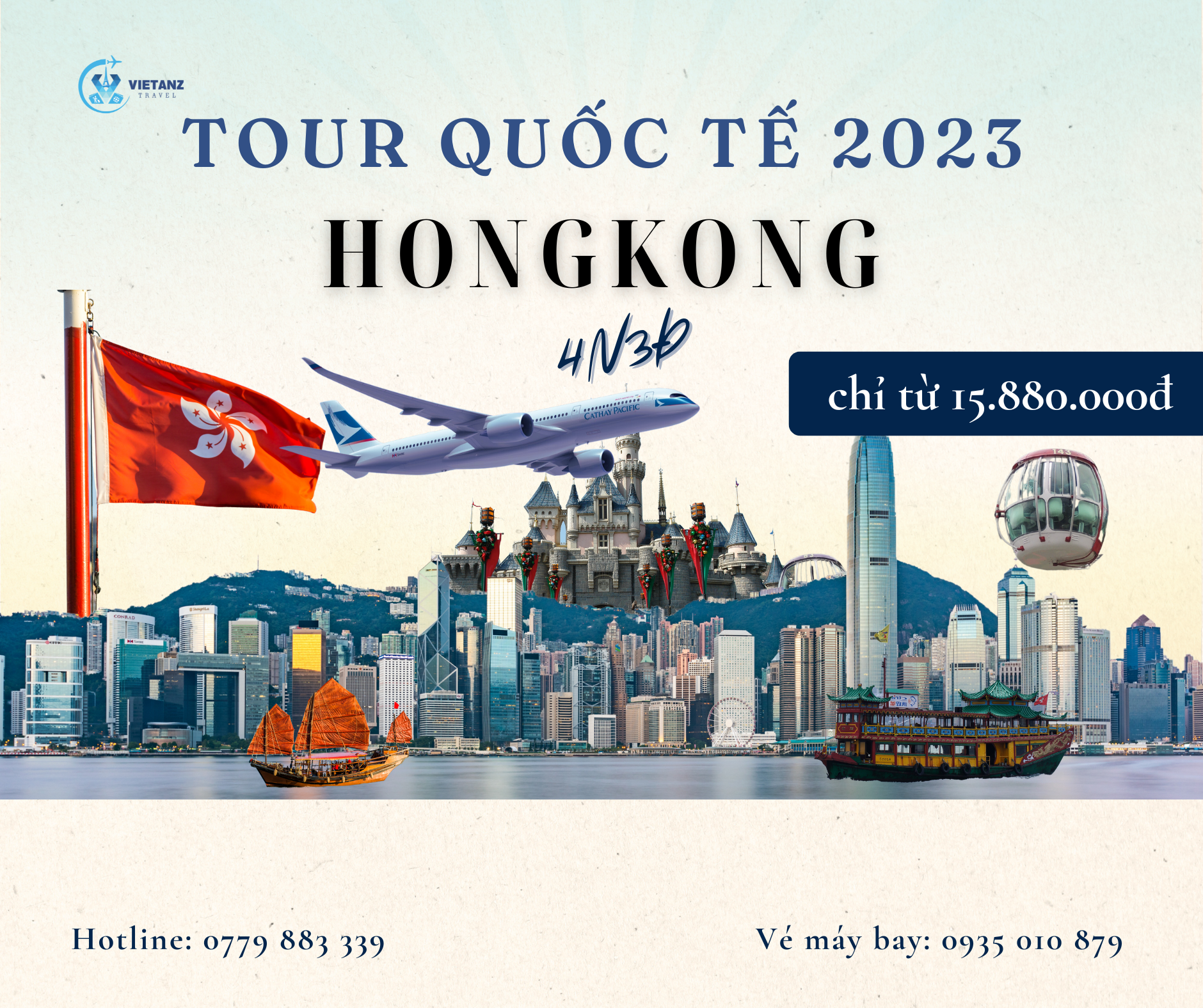 Tour Hongkong - Thâm Quyến – Quảng Châu / 5 ngày 4 đêm