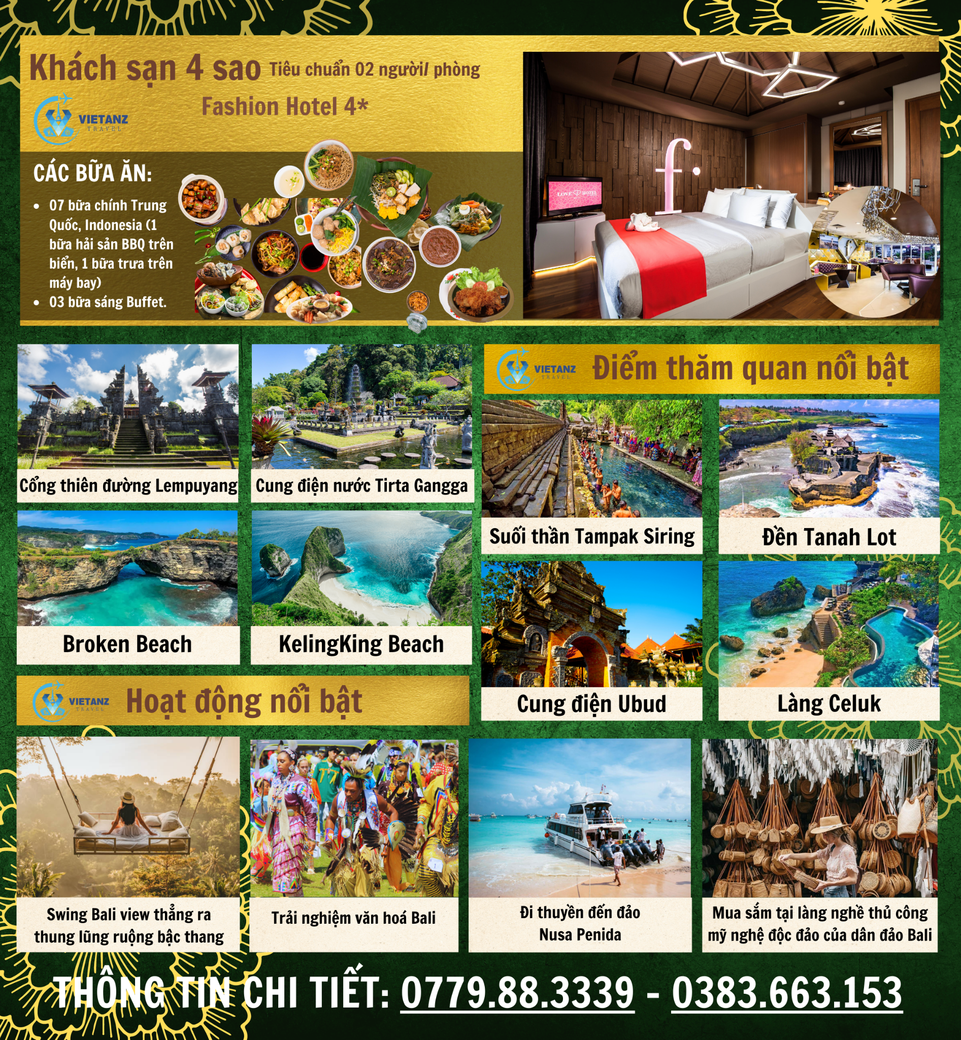 HÀ NỘI - BALI - HÀ NỘI 5N4D (BAY VIETJET)
