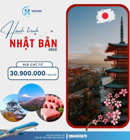 HÀ NỘI – OSAKA –  KYOTO - LÀNG CỔ SHIRAKAWA - MATSUMOTO – NÚI PHÚ SĨ – TOKYO