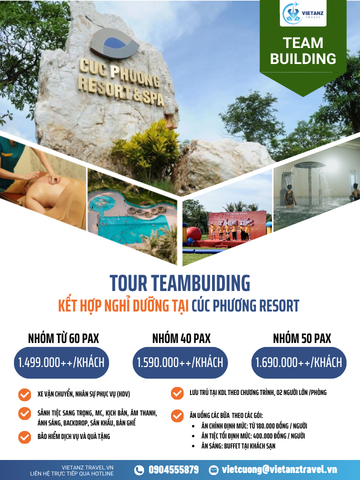 Tour Du lịch Ninh Bình: Cúc Phương - Team Building - Gala Dinner - 2N1Đ