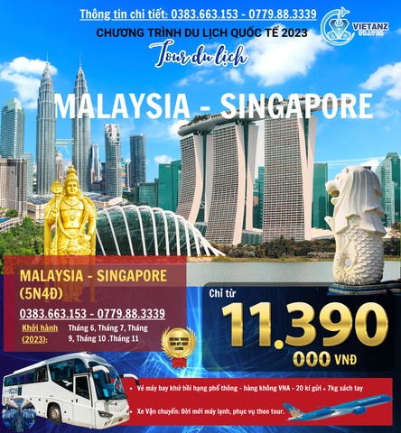 HÀ NỘI – SINGAPORE – MALAYSIA - INDONESIA 5N4D
